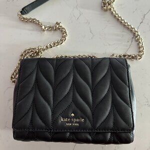Kate Spade Briar Lane Quilted Emelyn Crossbody Shoulder Black